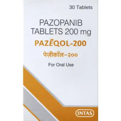 Pazeqol 200 Mg Tablet (Pazopanib)