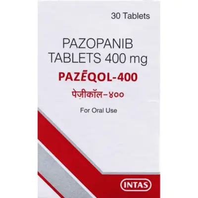 Pazeqol 400 Mg Tablet (Pazopanib)