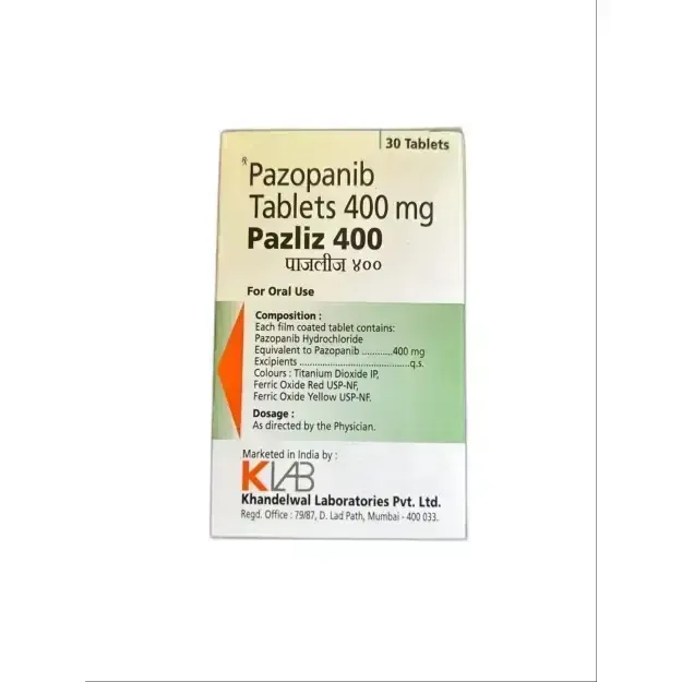 Pazliz 400 Mg Tablet 1 Pazliz 400 Mg Tablet (Pazopanib)