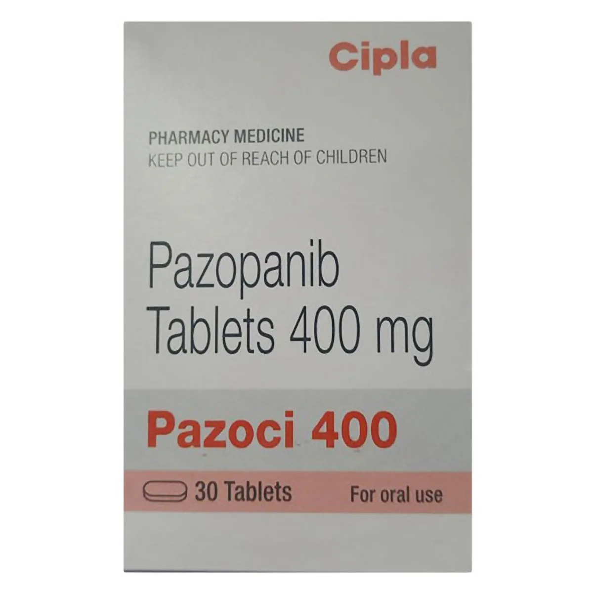 Pazoci 400 Mg Tablet 1 Pazoci 400 Mg Tablet (Pazopanib)