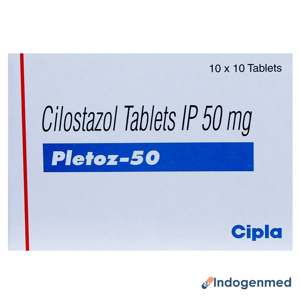 Pletoz 50 Mg Tablet 2 Pletoz 50 Mg Tablet (Cilostazol)