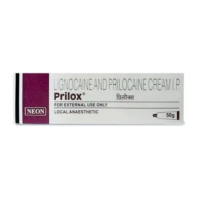 Prilox Cream 50 Gm (LIDOCAINE)