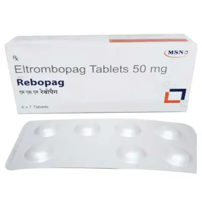 Rebopag 50 Mg Tablet (Eltrombopag)