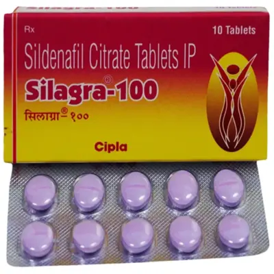 Silagra 100 Mg Tablet 10 (Sildenafil Citrate)