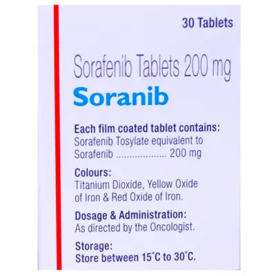 Soranib 200 Mg Tablets 120 (Sorafenib)