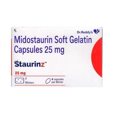 Staurinz 25 Mg Capsule (Midostaurin)