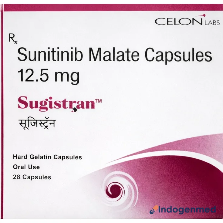 Sugistran 12.5 Mg Capsule 2 Sugistran 12.5 Mg Capsule (Sunitinib)