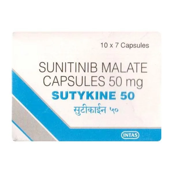 Sutykine 50 Mg Capsule 1 Sutykine 50 Mg Capsule (Sunitinib)