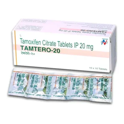 Tamtero 20 Mg Tablet (Tamoxifen)