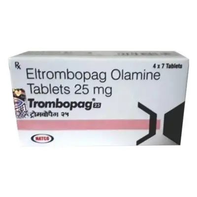 Trombopag 25 Mg Tablet (Eltrombopag)