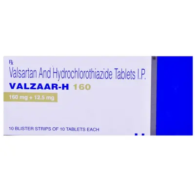 Valzaar H 160 Tablet 10 (Hydrochlorothiazide/Valsartan)
