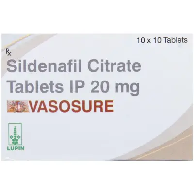 Vasosure 20 Mg Tablet 10 (Sildenafil Citrate)
