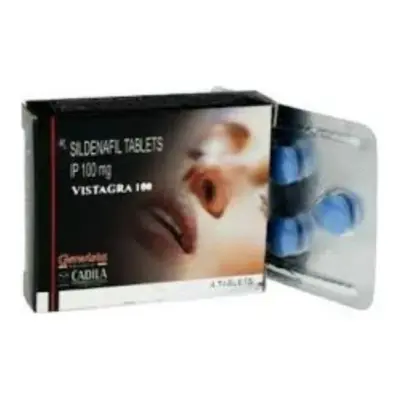 Vistagra 100 Mg Tablet 4 (Sildenafil Citrate)