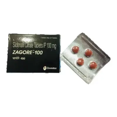 Zagore 100 Tablet 4 (Sildenafil Citrate)