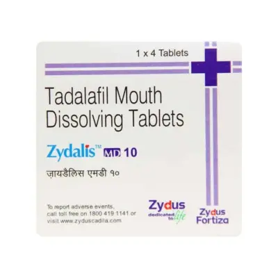 Zydalis Md 10 Mg Tablet 4 (Tadalafil)