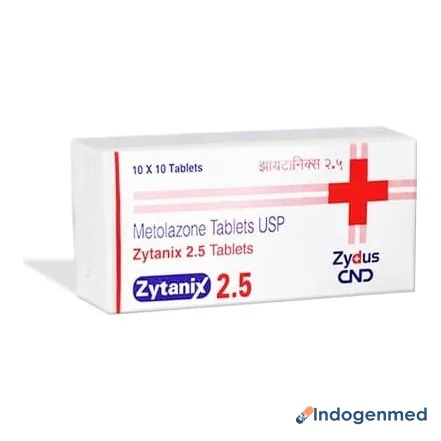 Zytanix 2.5 Tablet 15 2 Zytanix 2.5 Tablet 15 (Metolazone)