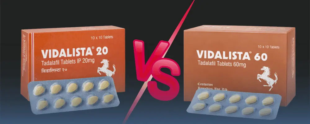 vidalista 20 mg and vidalista 60 mg