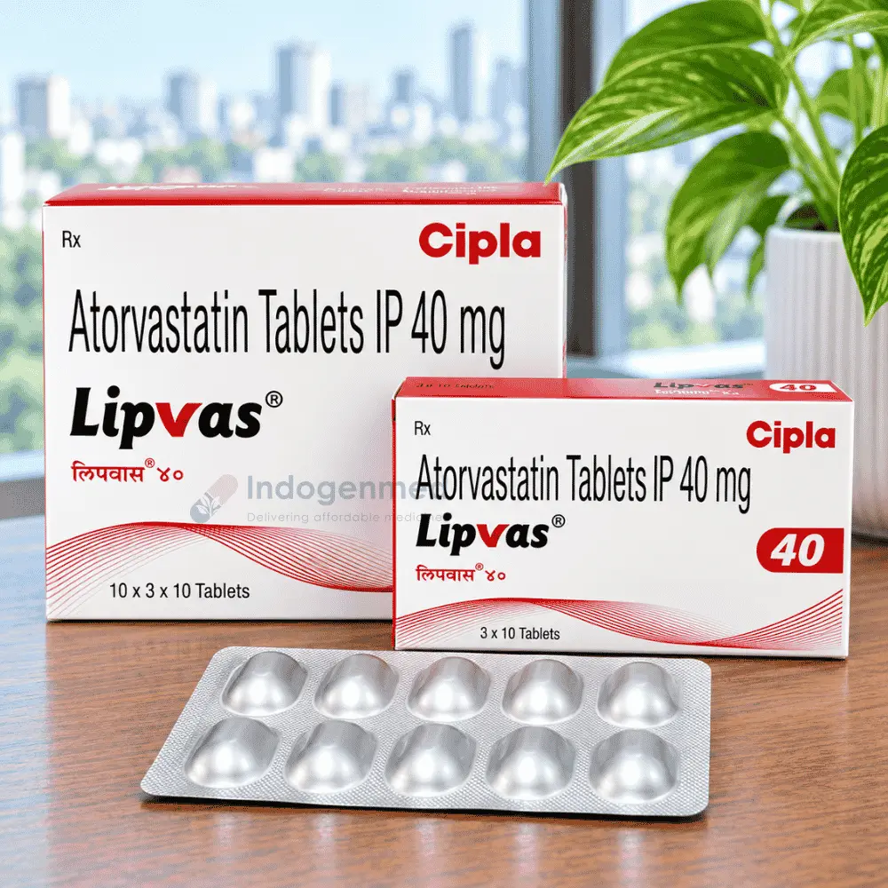 Lipvas 40 Mg Tablets 1 Lipvas 40 Mg Tablets