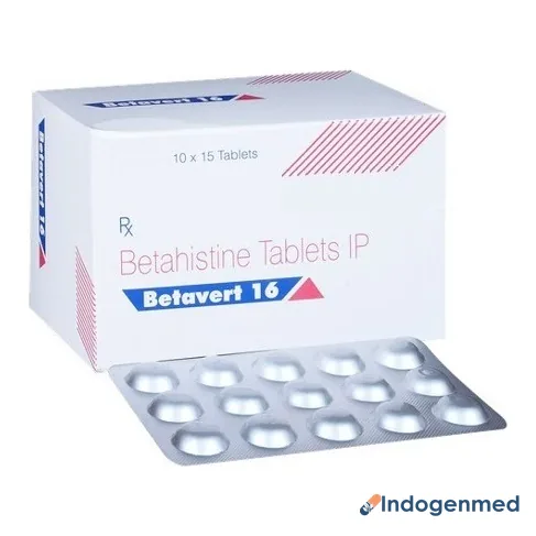 Betavert 16 Mg Tablets 2 Betavert 16 Mg Tablets (Betahistine)