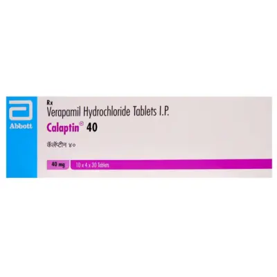 Calaptin 40 Mg Tablets (Verapamil)