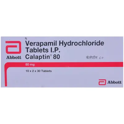 Calaptin 80 Mg Tablets (Verapamil)