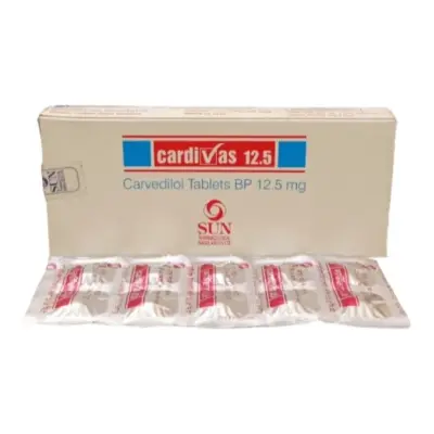 Cardivas 12.5 Mg Tablets (Carvedilol)
