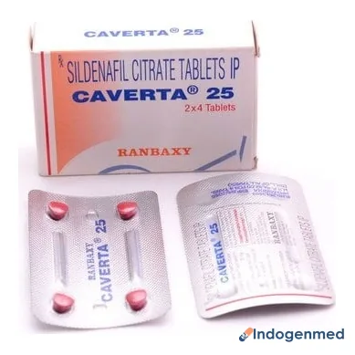 Caverta 25 Mg Tablets 2 Caverta 25 Mg Tablets (Sildenafil Citrate)