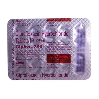 Ciplox 750 Mg Tablets (Ciprofloxacin)