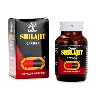 Dabur Shilajit 100 Mg Capsules (Natural product)