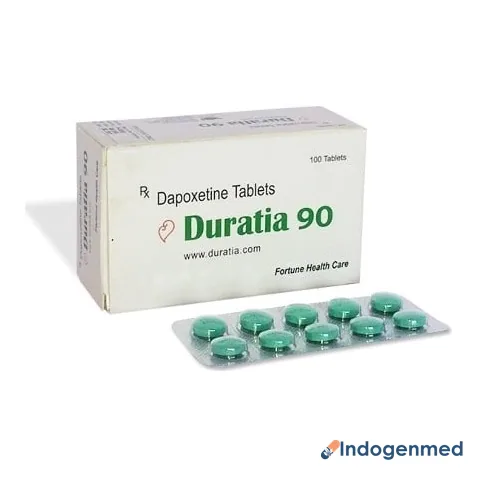 Duratia 90 Mg Tablets 2 Duratia 90 Mg Tablets (Dapoxetine)