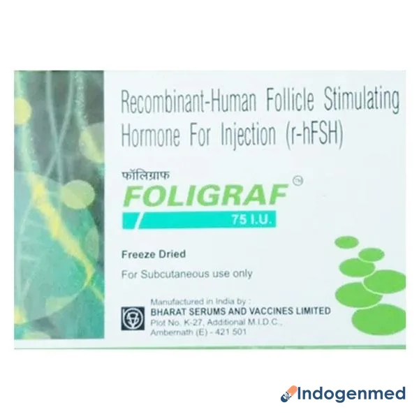 Foligraf 75 Iu 10 Ml 2 Foligraf 75 IU 10 Ml (Urofollitropin)