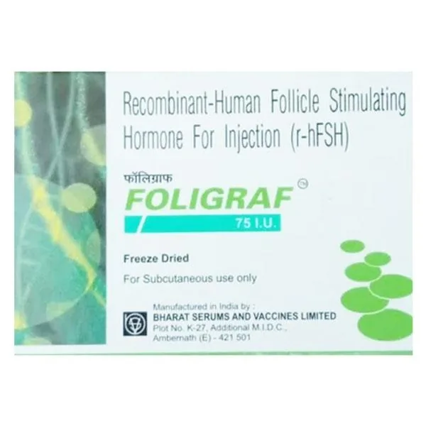 Foligraf 75 Iu 10 Ml 1 Foligraf 75 IU 10 Ml (Urofollitropin)