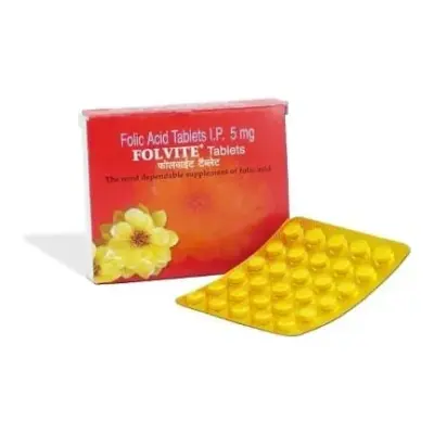 Folvite 5 Mg Tablets (Folic Acid)