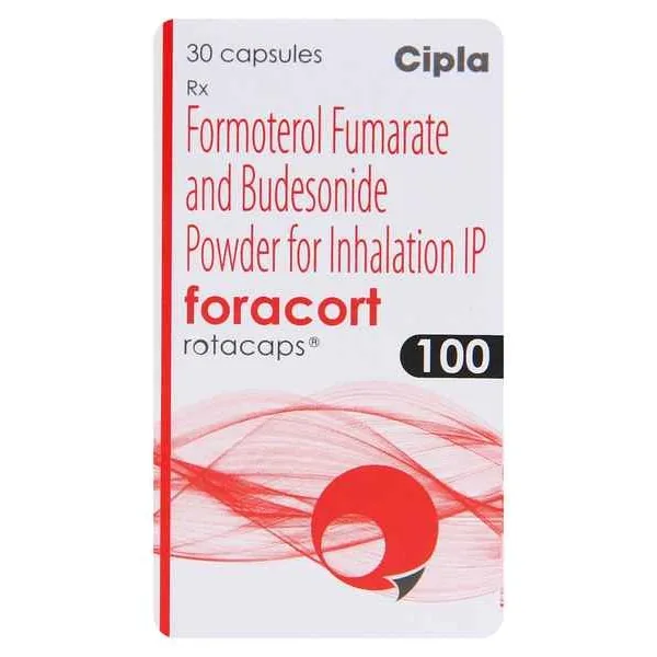 Foracort 100 Mcg + 6 Mcg Capsules 1 Foracort 100 Mcg + 6 Mcg Capsules (Budesonide/Formoterol Fumarate)