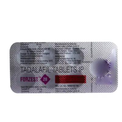 Forzest 20 Mg Tablets (Tadalafil)