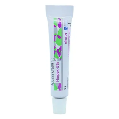 Herpex 5 Gm Cream (Acyclovir)