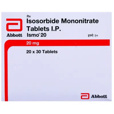 Ismo 20 Mg Tablets (Isosorbide Mononitrate)