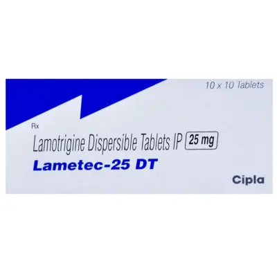 Lametec 25 Mg Tablets (Lamotrigine)