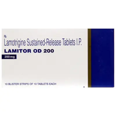 Lamitor 200 Mg Tablets (Lamotrigine)