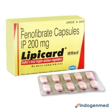 Lipicard Tricor 200 Mg Tablets 2 Lipicard Tricor 200 Mg Tablets (Fenofibrate)