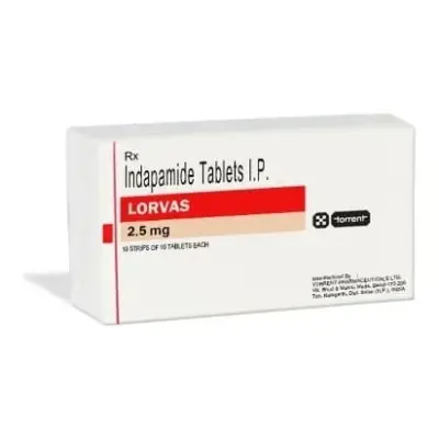Lorvas 2.5 Mg Tablets (Indapamide)
