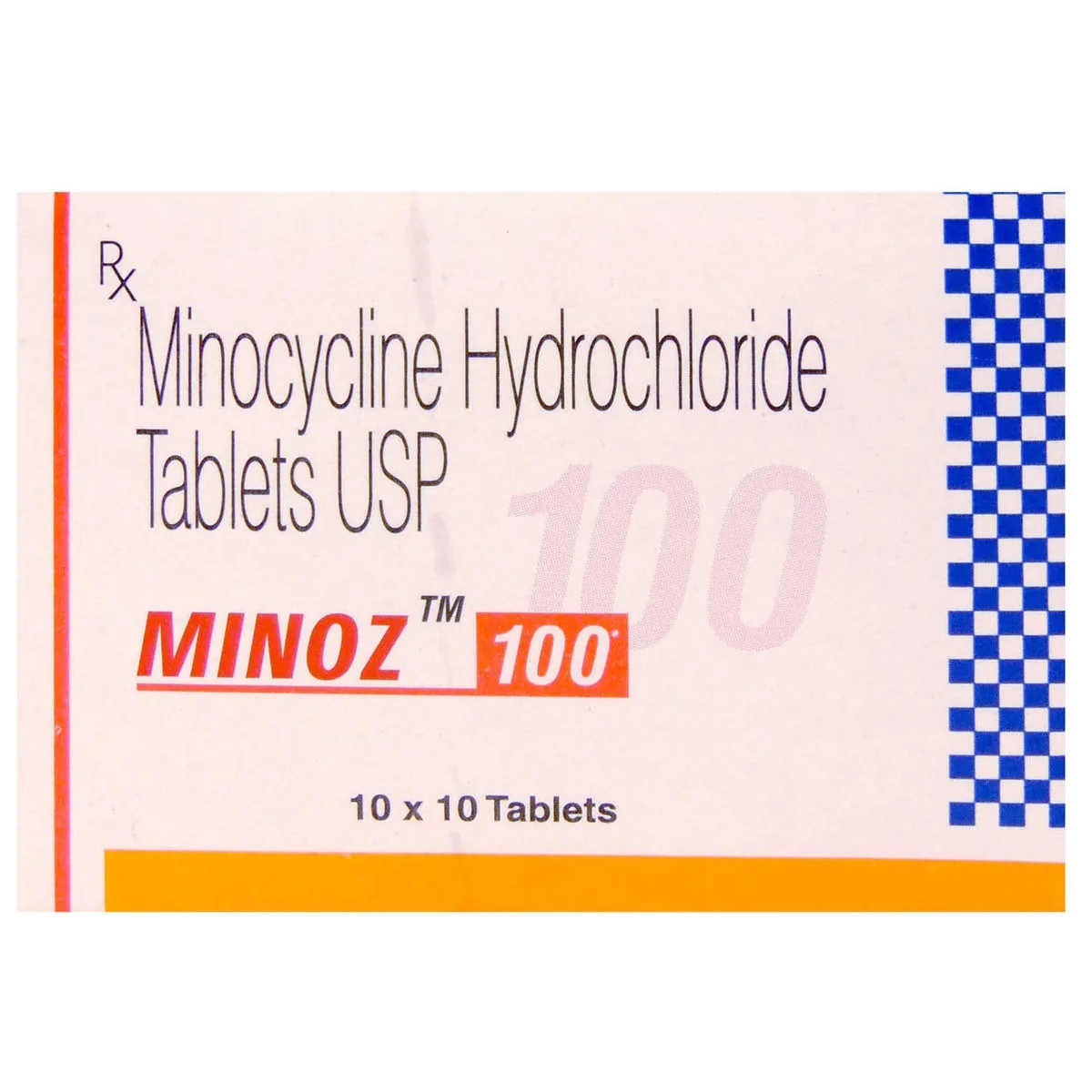Minoz 100 Mg Tablets 1 Minoz 100 Mg Tablets (Minocycline)
