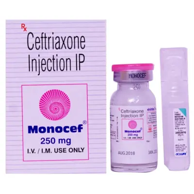 Monocef 250 Mg Tablets (Ceftriaxone)