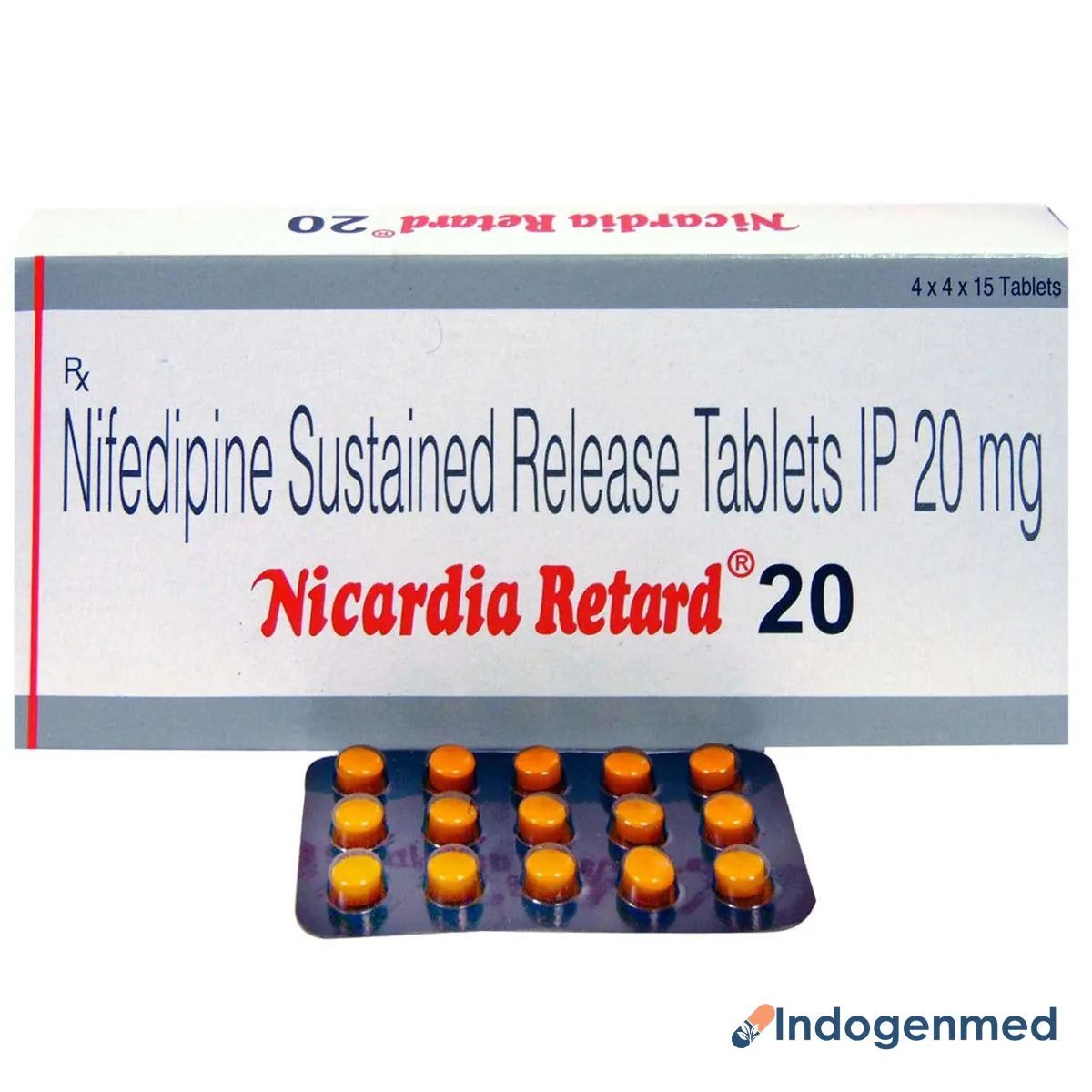 Nicardia 20 Mg Tablets 2 Nicardia 20 Mg Tablets (Nifedipine)