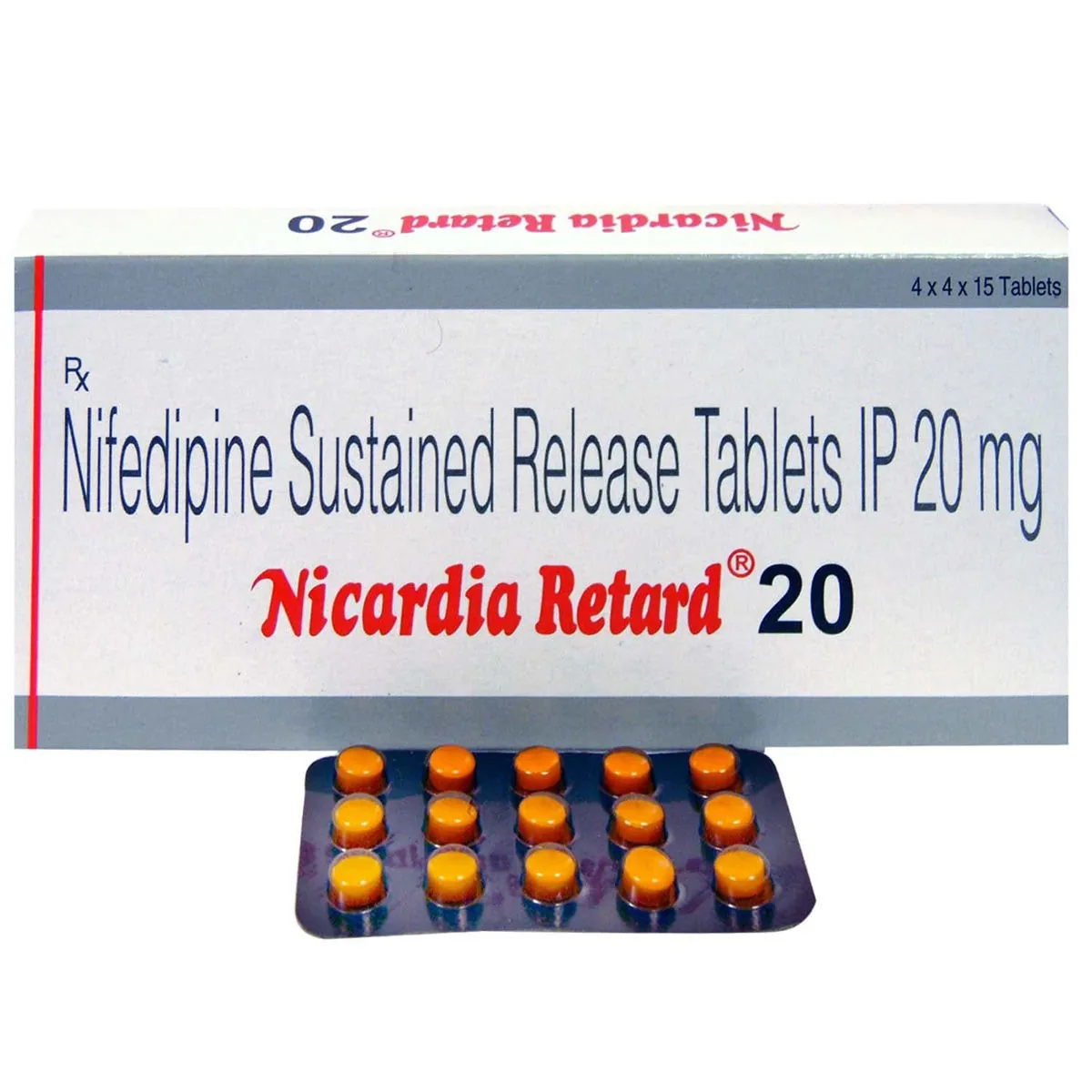 Nicardia 20 Mg Tablets 1 Nicardia 20 Mg Tablets (Nifedipine)