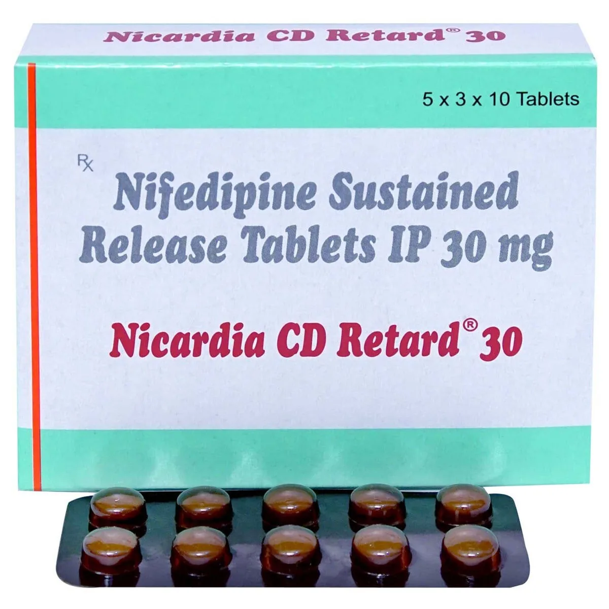 Nicardia Cd 30 Mg Tablets 1 Nicardia Cd 30 Mg Tablets (Nifedipine)