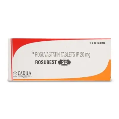 Rosubest 20 Mg Tablets (Rosuvastatin)