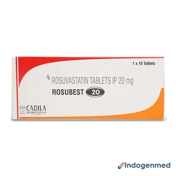 Rosubest 20 Mg Tablets 2 Rosubest 20 Mg Tablets (Rosuvastatin)