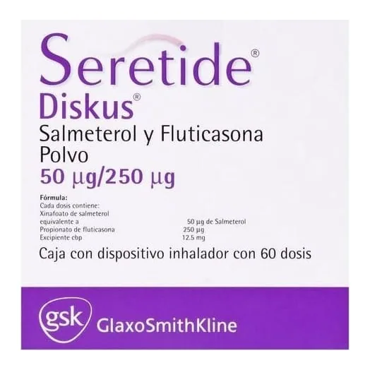 Seretide Dc 50 Mcg/250 Mcg Inhaler 1 Seretide Dc 50 Mcg/250 Mcg Inhaler (Fluticasone Propionate/Salmeterol)