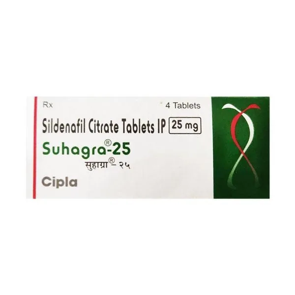 Suhagra 25 Mg Tablets 1 Suhagra 25 Mg Tablets (Sildenafil Citrate)